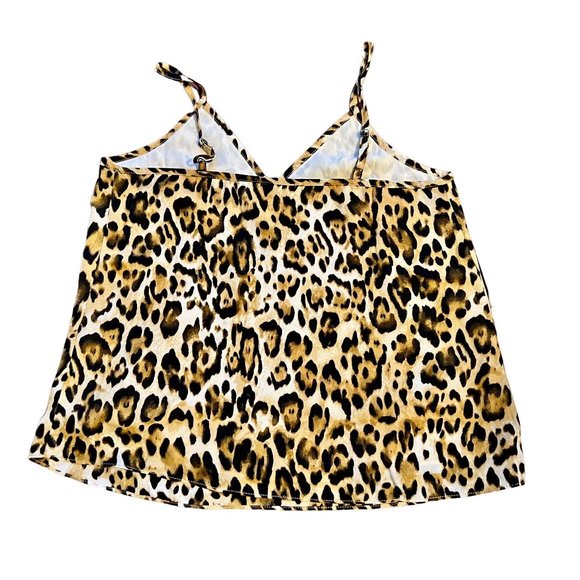 Abound Animal Print V-Neck Sleeveless Camisole Tank Top Women's Size X-Small XS - Picture 4 of 5